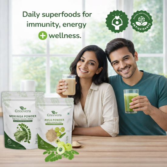 Amla + Moringa Powder | 100% Pure & Natural