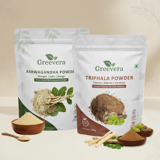 Ashwagandha + Triphala Powder | 100% Pure & Natural