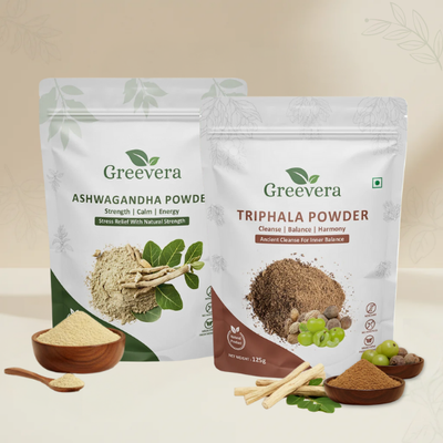 Ashwagandha + Triphala Powder | 100% Pure & Natural