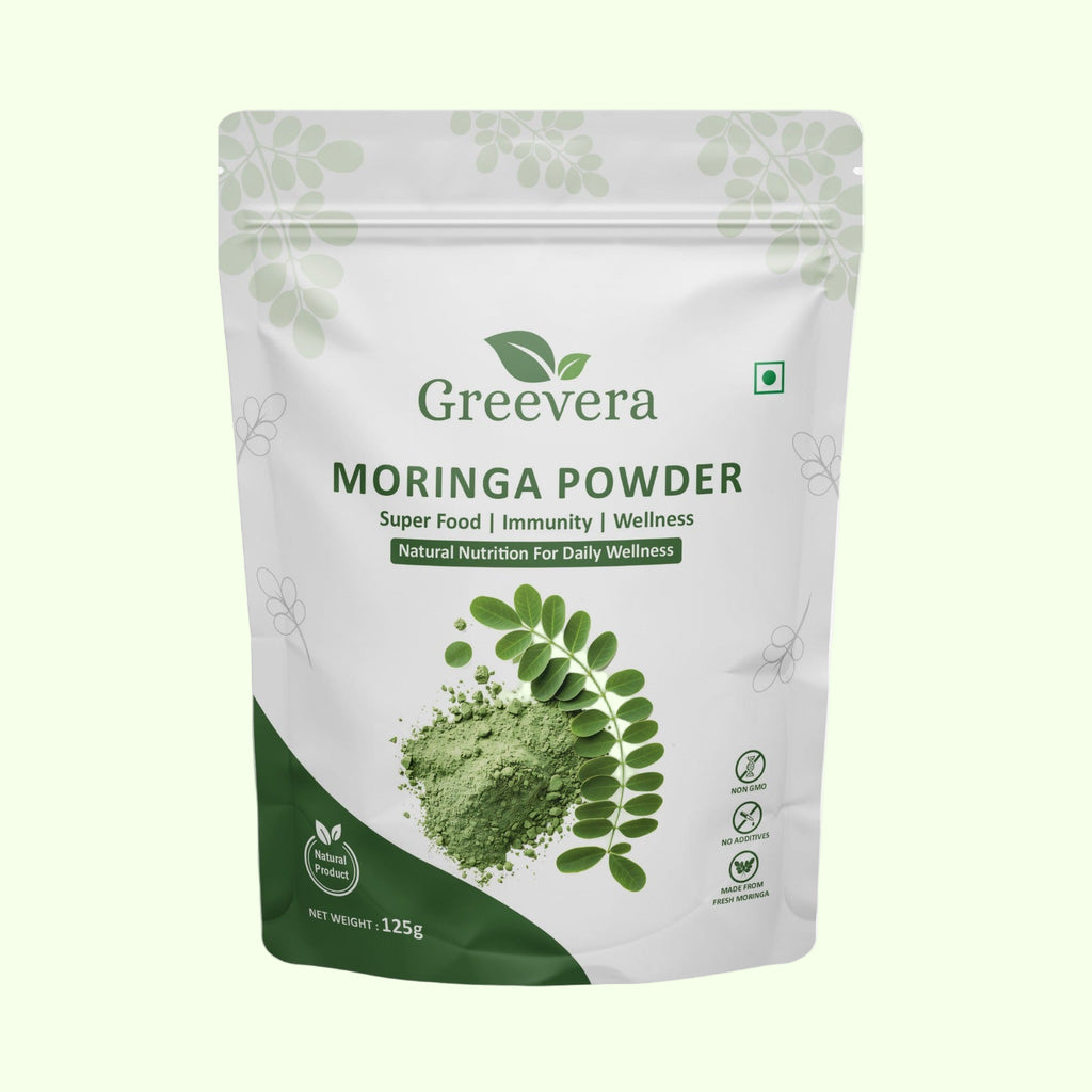 Greevera Moringa Powder | 100% Pure & Natural Superfood for Energy, Immunity & Wellness