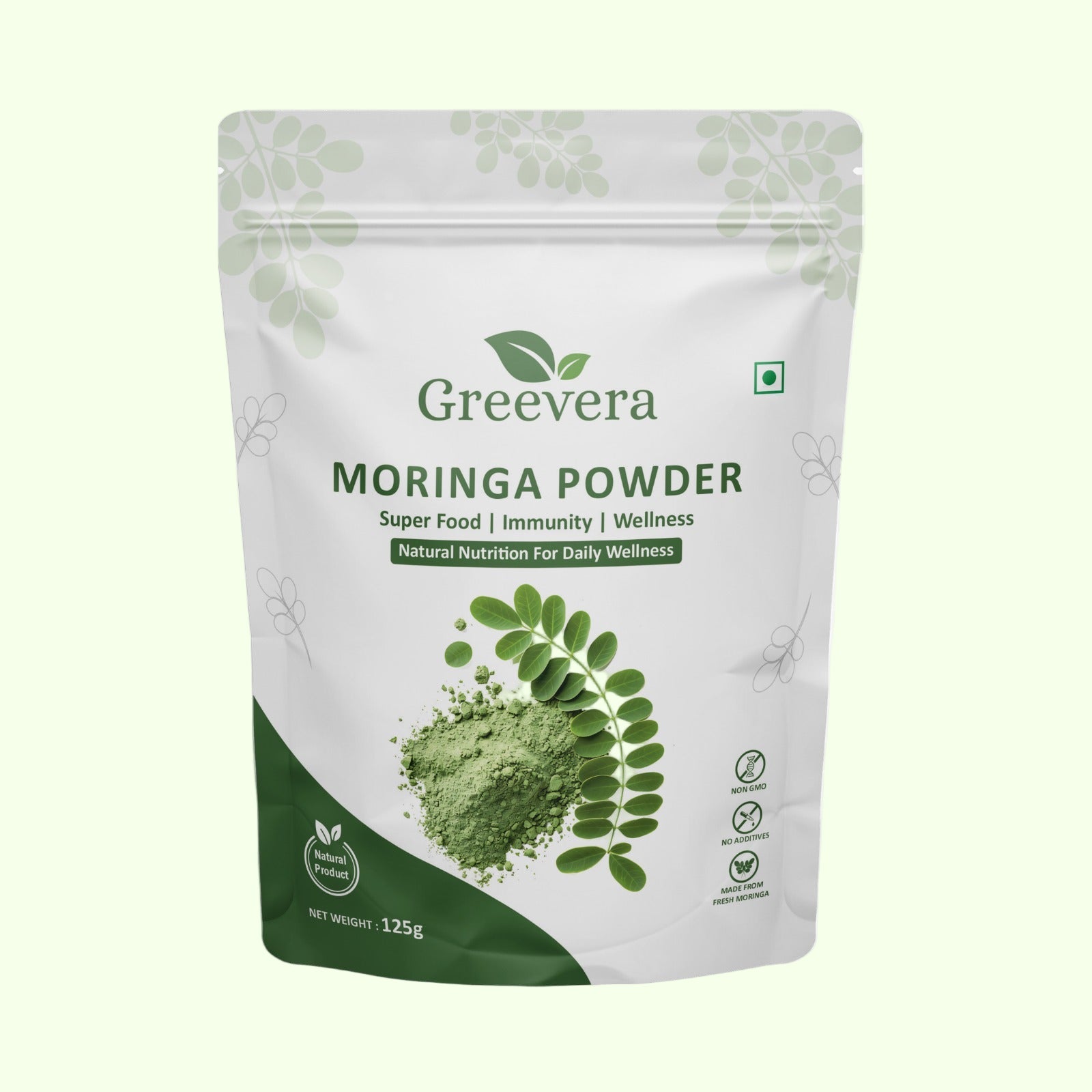 Greevera Moringa Powder | 100% Pure & Natural Superfood for Energy, Immunity & Wellness